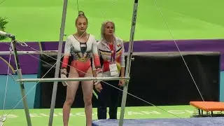 Sabrina Voinea (ROU) - 11,300 Uneven Bars (incomplete) - QF - European championships 2024