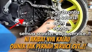 CARA SERVIS CVT PALING MUDAH DAN SENANG..!!!Untuk Pengguna Scooter 🔥