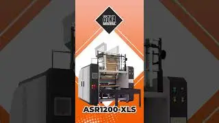 ASR 1200 XLS Automatic Stretch Film Rewinder Machine  #slittingrewindingmachine  #stretchfilmmachine