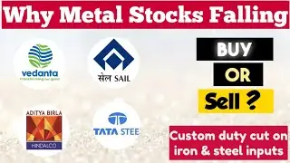 Why Metal Stock are Falling | Tata steel latest news | Hindalco latest news | Vedanta latest news