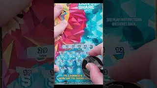 MATCHES for PROFIT! 💰 $200,000 Lion's Share Scratch Off Lottery Ticket! 🦁 #lottery #winner