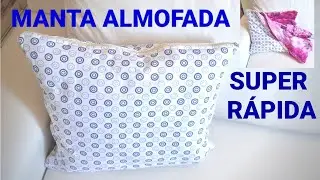 TRUQUE DE COSTURA ALMOFADA COBERTOR MUITO PRÁTICA PARA CASA E VIAGEM D TECIDO DE ALGODÃO CONFORTÁVEL