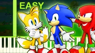 Strange Parade | SONIC RUNNERS - EASY Piano Tutorial