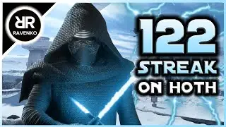 122 Kylo Ren Killstreak on Hoth (Star Wars Battlefornt 2 - Galactic Assault)