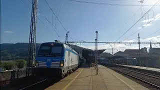 Vlak EC 172 Hungaria + 95 min. - &Uacute;st&iacute; nad Labem hl.n. 