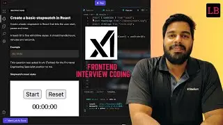 Stopwatch in React | Grok, Twitter, xAI Frontend interview question