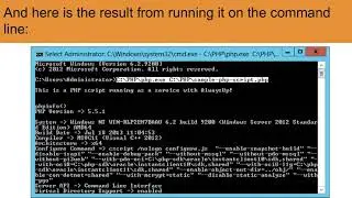 Run any PHP script as a Windows service with AlwaysUp