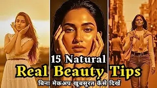 बिना मेकअप के भी अद्भुत सौन्दर्य | Natural Glow Without Makeup