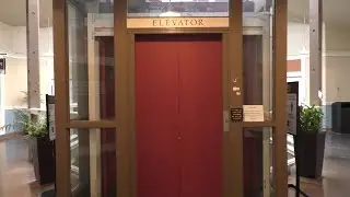 Beautiful Otis Lexan Elevator at the Cannery, Monterey CA