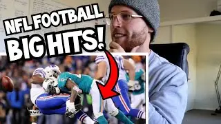Rugby Player Reacts to NFL Biggest Football Hits Ever YouTube Video!