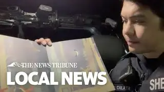 Pierce County Sheriff's Deputy Calata Reads Children's Book