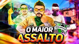 M4TEI TODO MUNDO NO MAIOR ASSALTO DA CIDADE!! (12K DO GAGO) | GTA RP