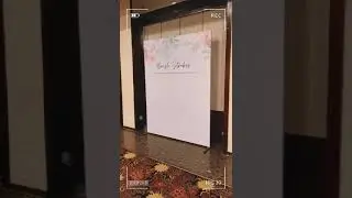 PORTICO BACKDROP BRANDING || HOTEL HOMETEL CHANDIGARH || EVENT BRANDING ||  #chandigarh #viral