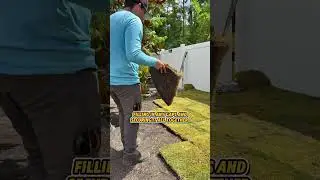 Backyard Makeover: TifTuf Bermuda + Gray Granite Firepit!