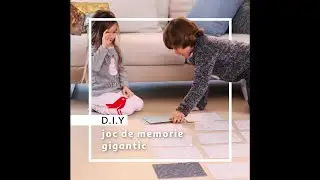 Auchan DIY: Cum se face  un joc de memorie gigantic