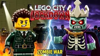 LEGO City Lockdown: Ultimate Zombie Siege - Military vs Undead Horde | Epic 3D Animation