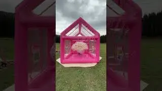 🎀👚💅🌷💖How could I not wear a pink dress to match my adorable pink tent? #camping #outdoors #pink