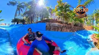 85-Year-Old Goes Down Waterslide &ndash; VR 360&deg; 4K Ride at Thermas dos Laranjais!