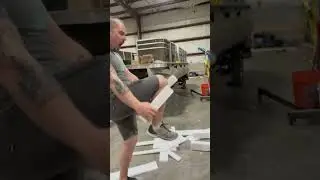 Styrofoam Disposal #pontoon #pontoonboat #pontoonrestoration #karate #tomstoons