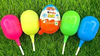 Satisfying video Asmr Lollipops candy and chocolate gummy candy unboxing video