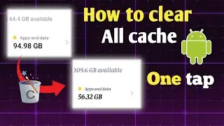 How to clear all cache with one click. #android #clearcache #virus #tipsandtricks #tips