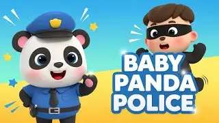 Baby Panda Police Catches Thief | Fun Kids Safety Story