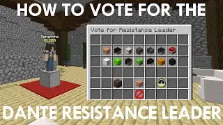 How to vote for the Dante resistance Leader!(Hypixel Skyblock)