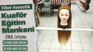 Fiber Sentetik Eğitim Mankeni Karamel Renk Ankara Peruk Kızılay Mağazamızda