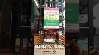 Manual retrieving the car from Rotary Parking System