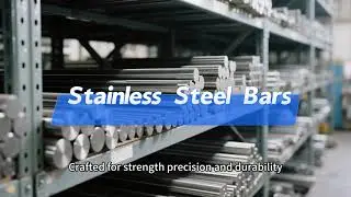 Stainless Steel Bars in Factory Warehouse #stainlesssteel #bar #rod #roundbar #factory