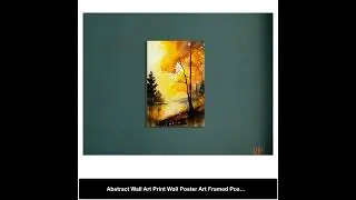 Abstract Wall Art Print Wall Poster Art Framed Poster Canvas Modern Art Print Wood Aluminum Print...