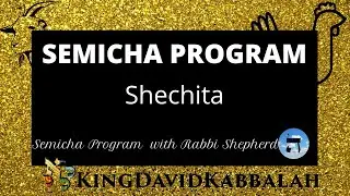 Shechita Semicha program cane