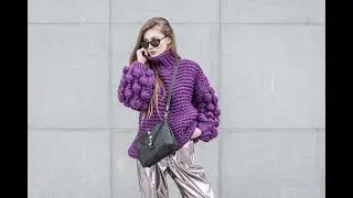 Mumshandmade - Cuddle Up Grape Sweater