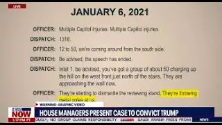 NEVER HEARD & SEEN BEFORE: Capitol Police call log & Capitol security surveillance used in trial