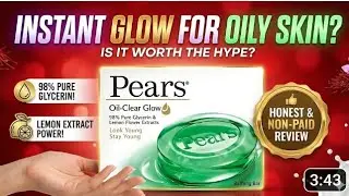 Pears Oil control soap Review In Hindi ll Pears soap _ Best Soap for Oily skin 