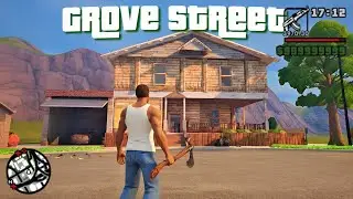 I made CJ'S HOUSE from GTA San Andreas in FORTNITE!