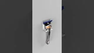 Punch-free Razor Holder, #StorageHook #Space #Aluminum #Multipurpose #BathroomAccessories