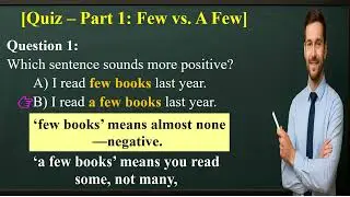 Few vs. A Few | Little vs. A Little Explained with Examples