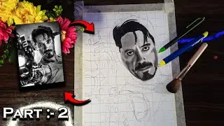 TONY STARK SKETCH TUTORIAL || PART 2 | Beginner To Professional