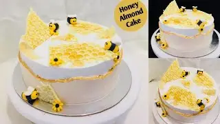 അടുത്തത് ഇതുപോലൊരു കേക്ക് തയ്യാറാക്കിയാലോ || Tasty & simple Honey Almond cake recipe without oven...
