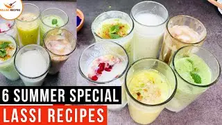 How to make lassi | 6 summer special Lassi recipes | Easy Summer Drinks |  Rolling Recipes