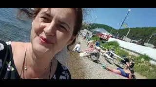 Pe plaja lacului Baikal -Siberia