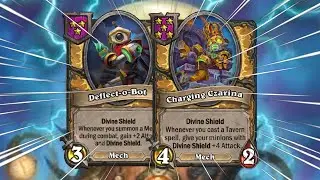 NEVER COUNT OUT DIVINE SHIELD MECHS?! | Hearthstone Battlegrounds