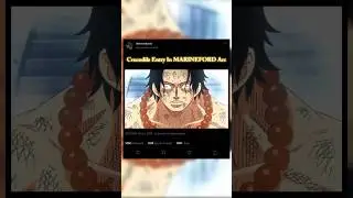 Crocodile Was the REAL MVP of Marineford! 🔥
