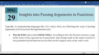 Simplified Python [Skill 29] Insights into Passing Arguments to the Functions