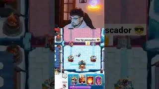 PRO TIP activaci&oacute;n de torre del rey con pescador😎 #clash #clashroyale #shorts #clashofclans #protip