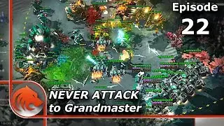 StarCraft 2: Running From the Protoss Army to Buy More Time! - Never Attack to Grandmaster