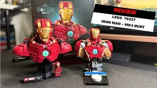 Unboxing LEGO 76327 - Iron Man Mark 4 Bust VS MOC Mark 43 by Ransom Fern