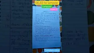 DELED 1st Semester COMPUTER chapter-5 complete notes. ...#deled #1stsemester #notes