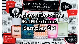 Sephora Favorites Fall Perfume Sampler Set: 5 Giftable Perfume Samplers! | BeautyAmaB